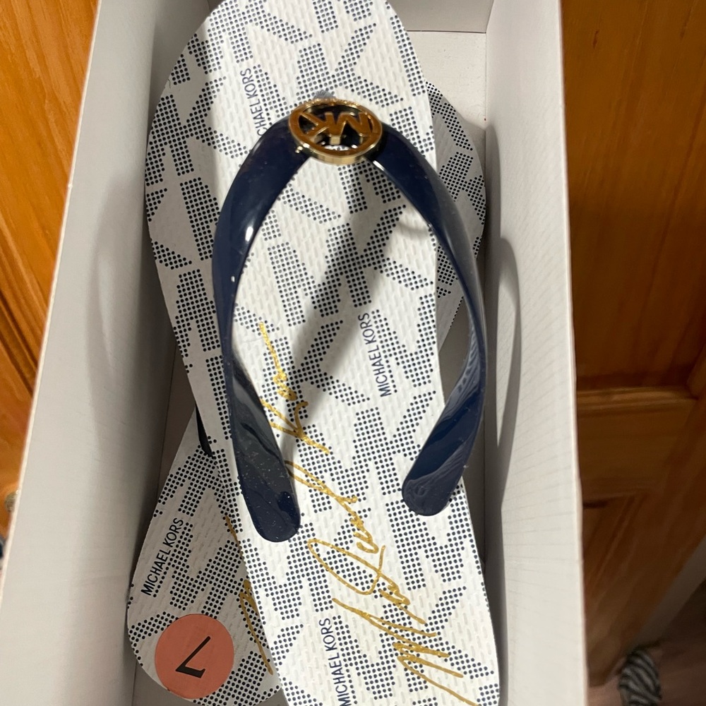 Brand New Michael Kors Flip Flops
